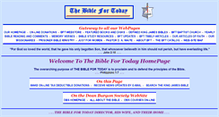 Desktop Screenshot of biblefortoday.org